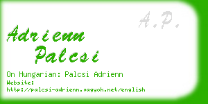 adrienn palcsi business card